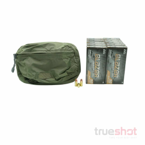 BUNDLE DEAL: Green Vertx Long Walks Waist Pack and 500 Rounds of Ammo - CCI 9mm 115 Grain