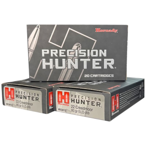 Hornady Precision Hunter 22 Creedmoor 80gr ELD-X 20 Rounds Brass Case