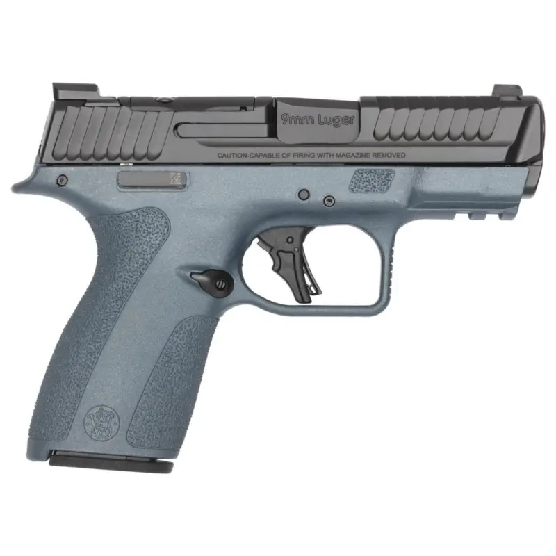 S Shield-X Blue Titanium Handgun 9mm Luger 13(1)15(1)rd Magazines 3.6" Barrel Thumb Safety