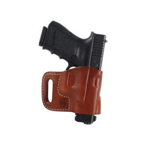 El Paso Saddlery Combat Express OWB Holster Right Hand Glock 17, 19, 19X, 22, 23, 26, 27, 31, 32, 33, 38, 45, 47 Leather Russet Brown