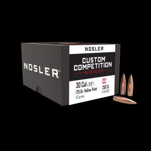 Nosler Custom Competition Rifle Bullets .30 cal .308" 175 gr HPBT 250/ct