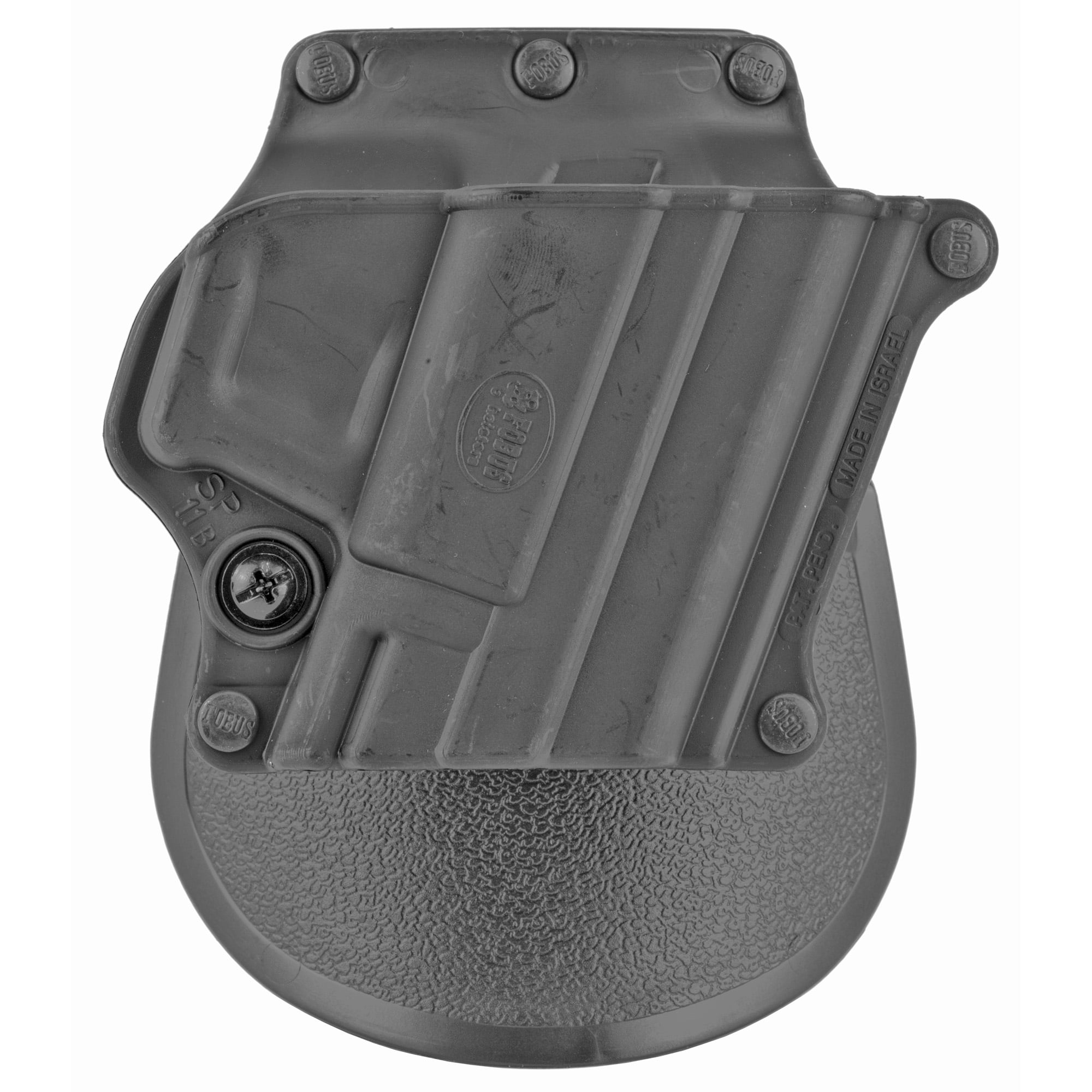 Fobus Roto Paddle Right Hand Belt Holster for Spgfld XD, Black - SP11BRP