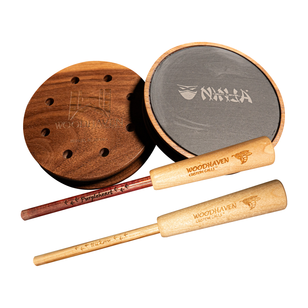 Woodhaven Next Level Ninja Slate Turkey Pot Call, Walnut - WH256
