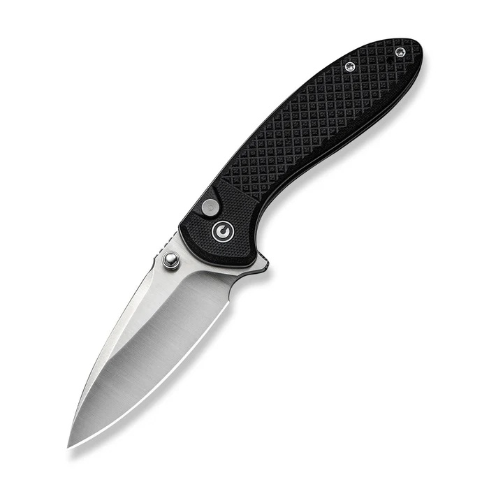 CIVIVI Faeger Folding Drop Point Knife, Black - C24031-1