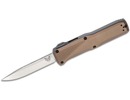 Benchmade Phaeton Spin-Fire OTF Knife, Dark Earth - 4600-1