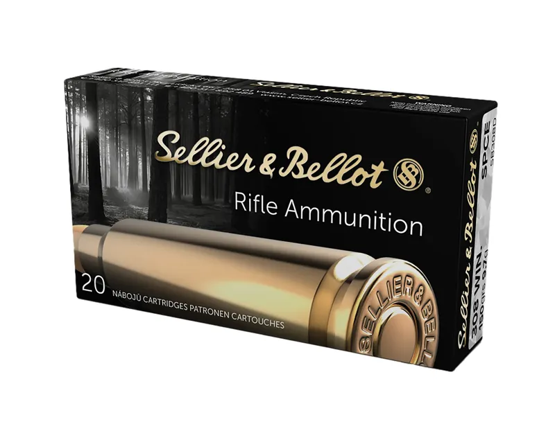 Sellier & Bellot Rifle 308 Winchester 150 Gr Soft Point Cut Through Edge (Box)