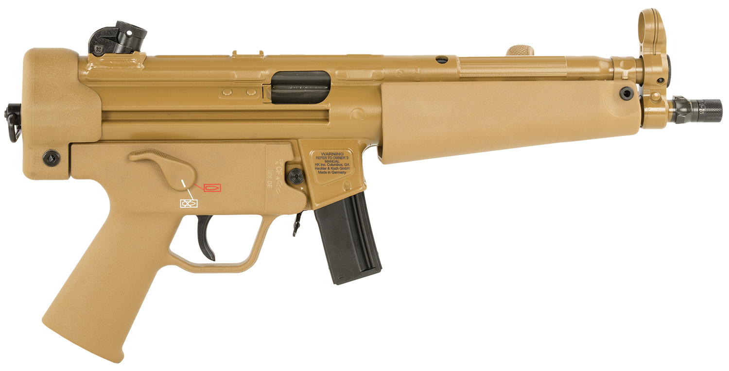 Heckler Koch SP5 9mm Semi-Auto Handgun, FDE