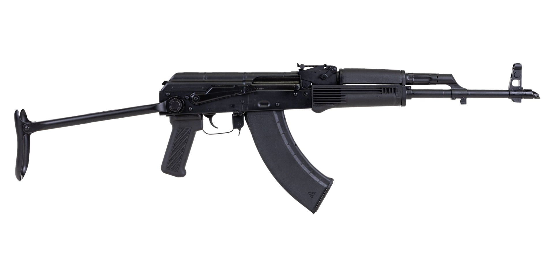 PSA AK-47 GF3 Forged Classic Polymer Under Folding Rifle, Black