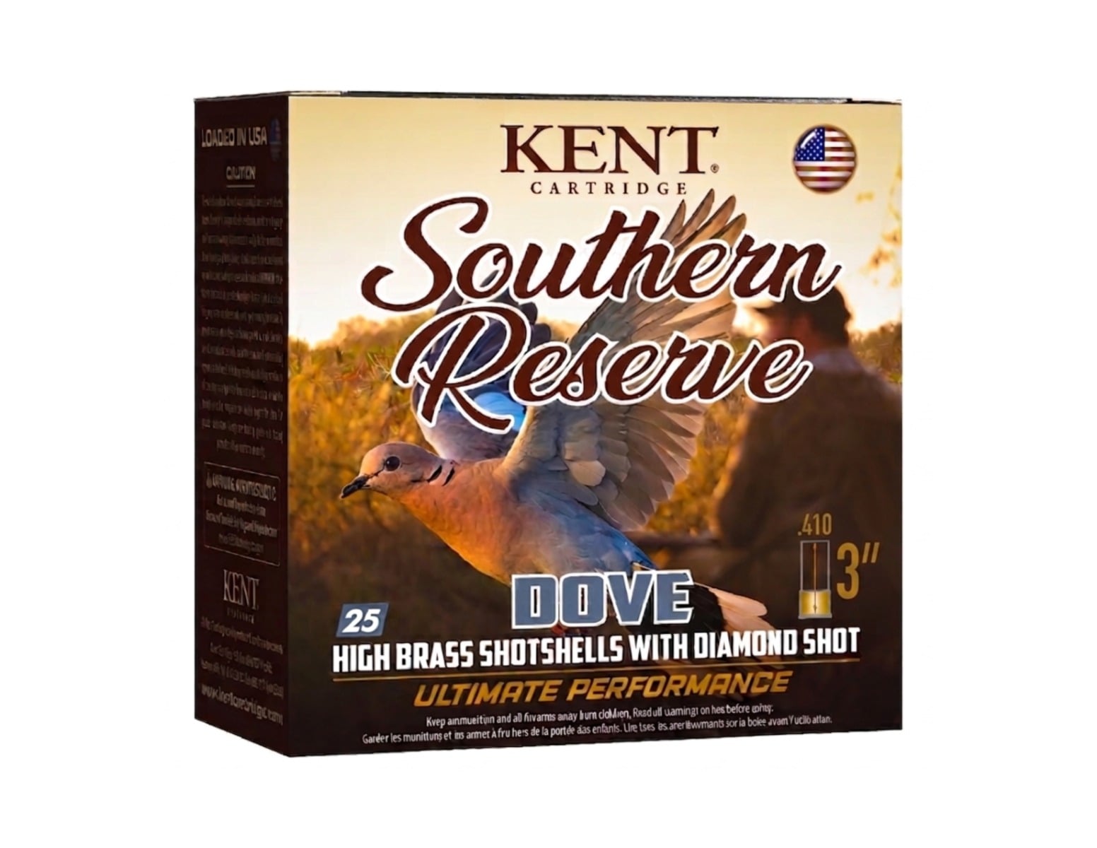 Kent Southern Reserve Dove .410 GA 3" 2/3oz #7.5 Shot Ammo, 25 rds - K4103SR1975
