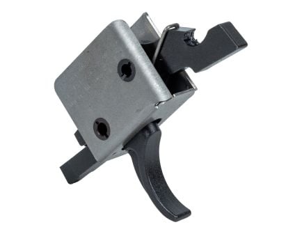 CMC Triggers Single-Stage Drop-in Small Pin Curved Trigger for Mil-Spec AR-15, AR-10 Style Rifles, Black - 90501