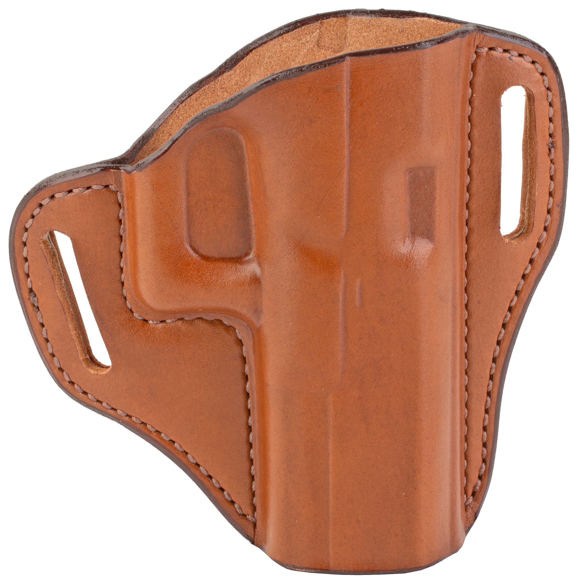 Bianchi Model #57 Remedy Open Top Leather Holster, Fits Glock 19/23/32, Tan, Right Hand