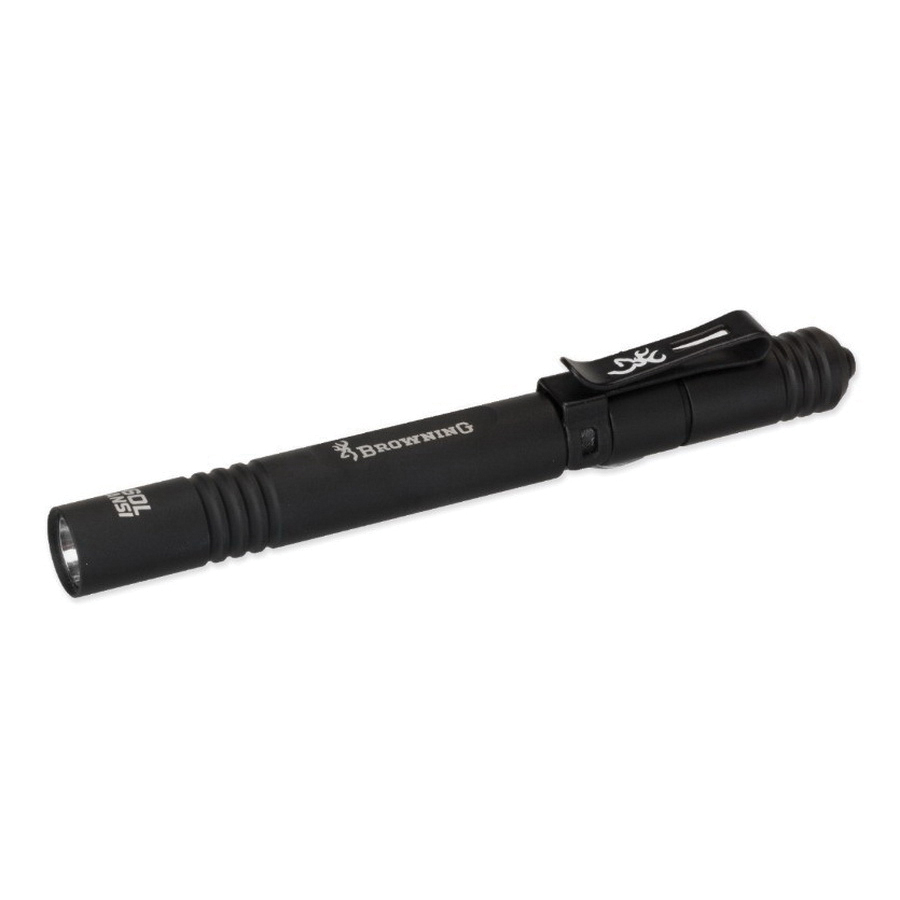 Browning Microblast 60 lm LED Water-Resistant Impact-Resistant Pen Light, Black - 3712123
