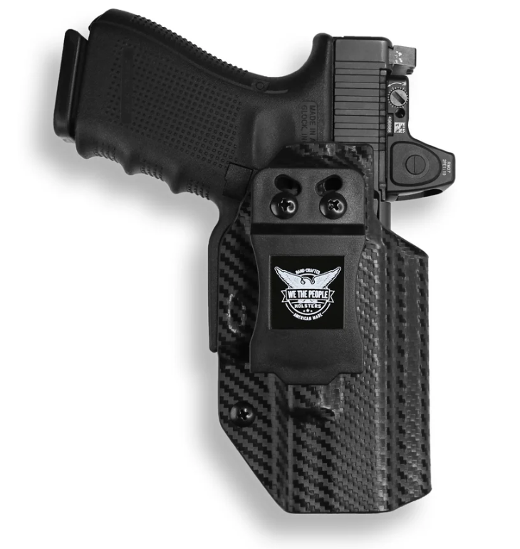 We The People Holsters Glock 19 / 19X / 45 / 23 (Gen1-4) / 32 / 44 (Red Dot Ready) Holsters, Carbon Fiber