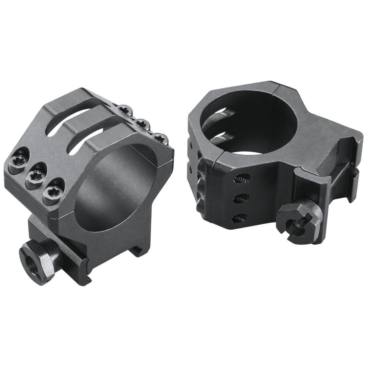 Weaver 6-Hole Skeleton Rifle Scope Ring 30mm Tube Extra High Aircraft Grade Aluminum