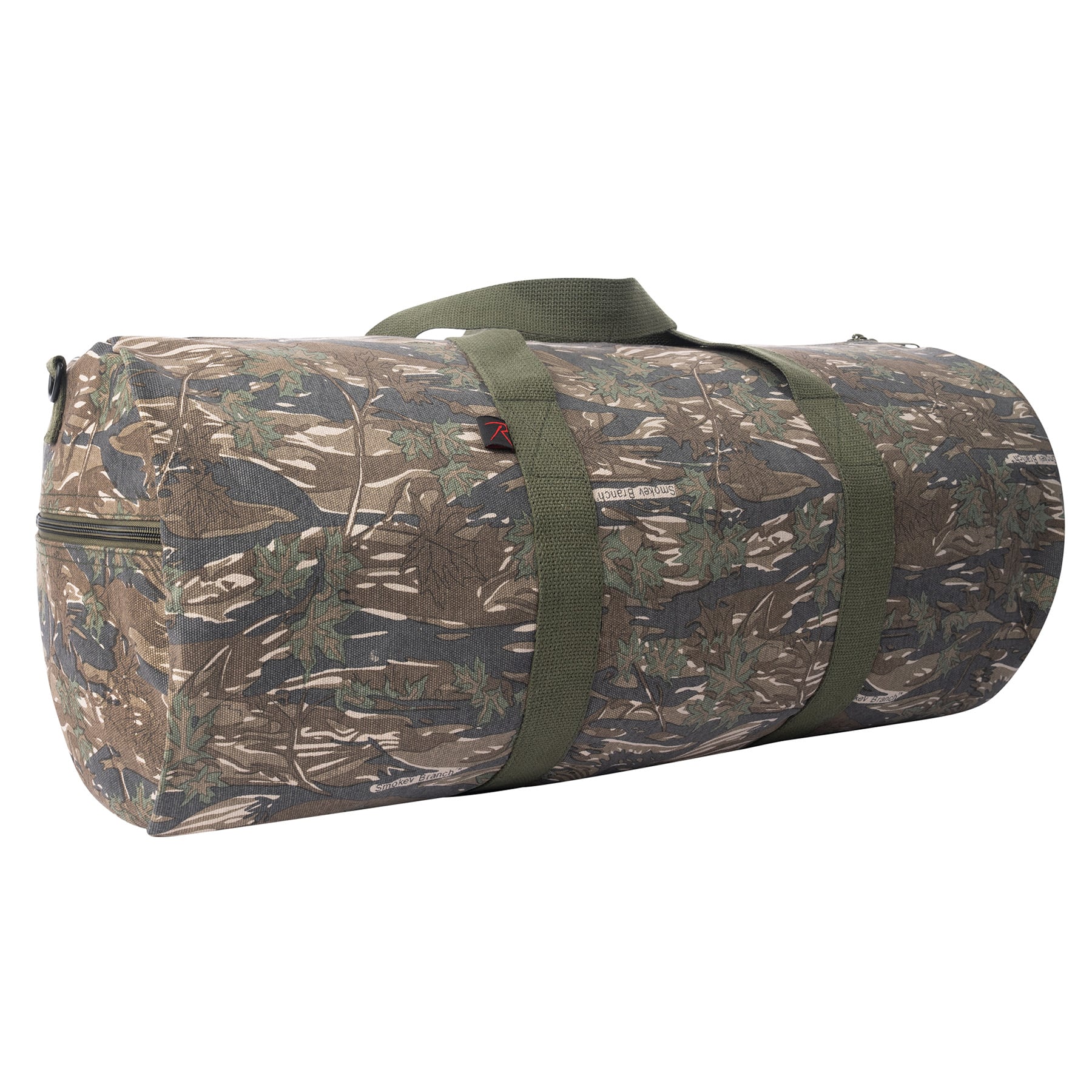Rothco Canvas Shoulder Duffle Bag - Smokey Branch Camo, 19 In