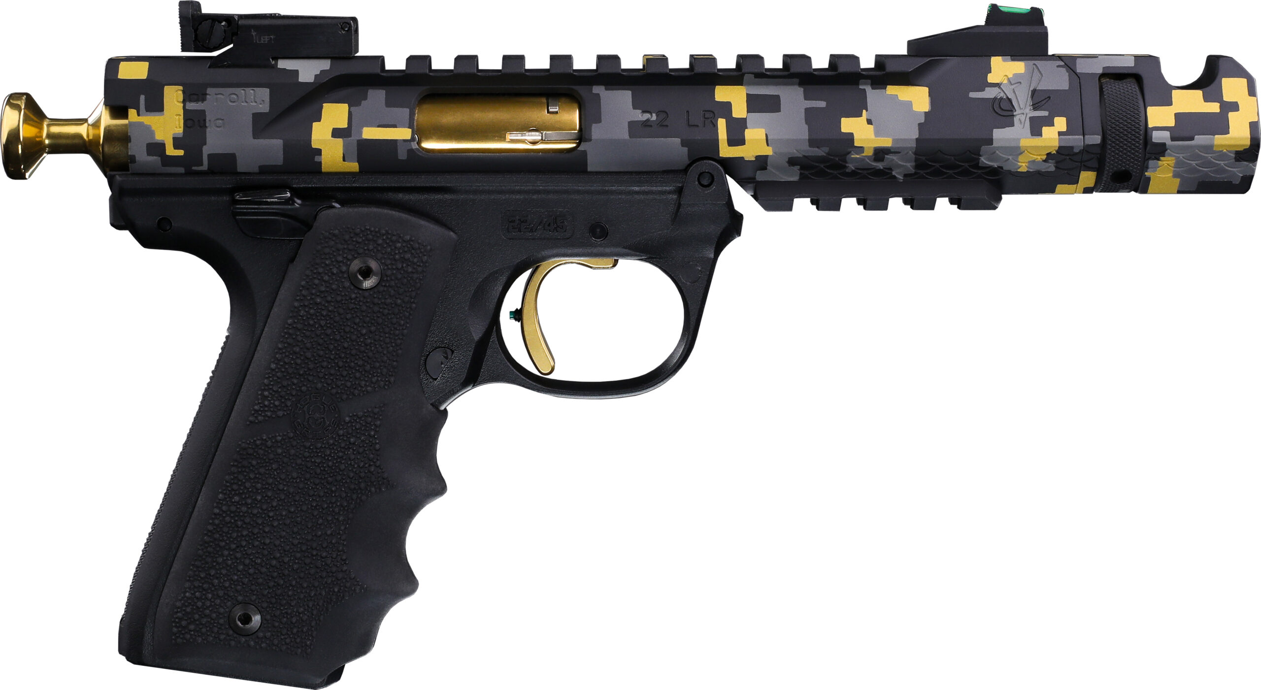 Volquartsen BLK MBA .22LR 4.5" Semi Auto Handgun