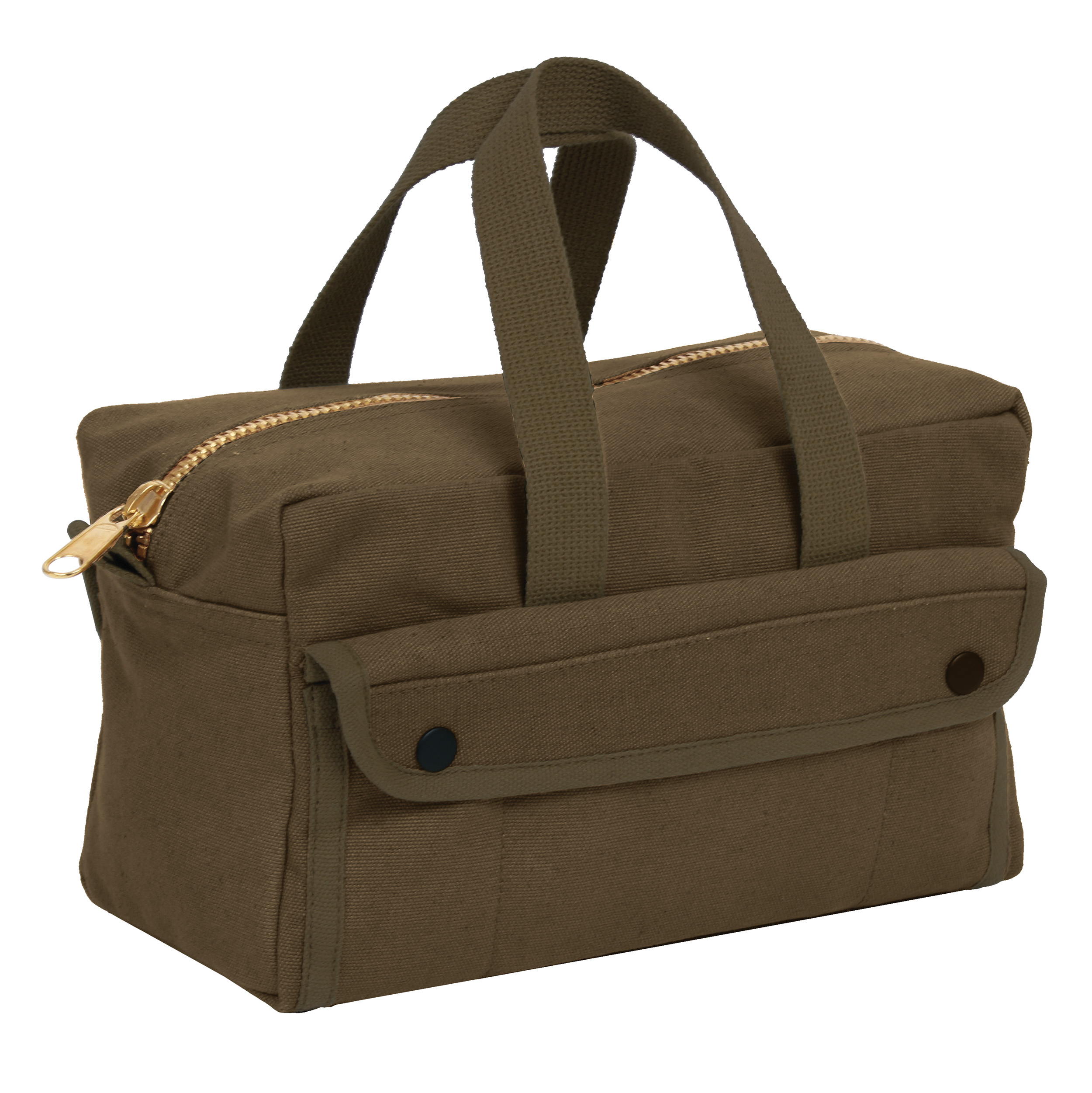 Rothco Mechanics Tool Bag With Brass Zipper - Olive Drab