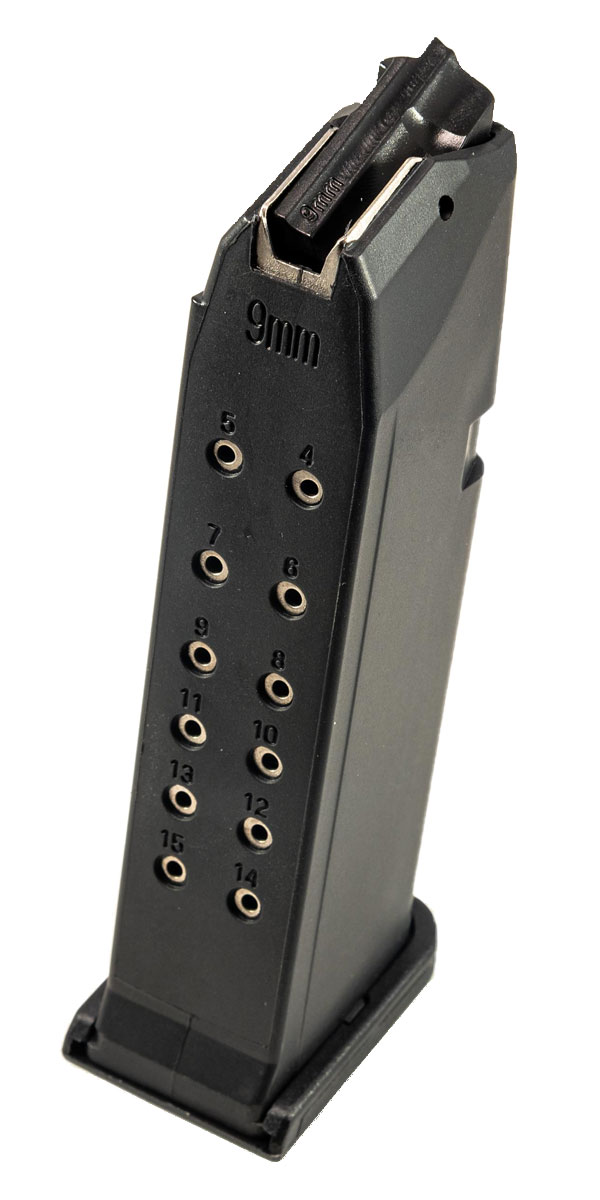 Polymer 80 PFC9 9mm 15 Round Magazine, Black - P80-PFC9-MAG-15