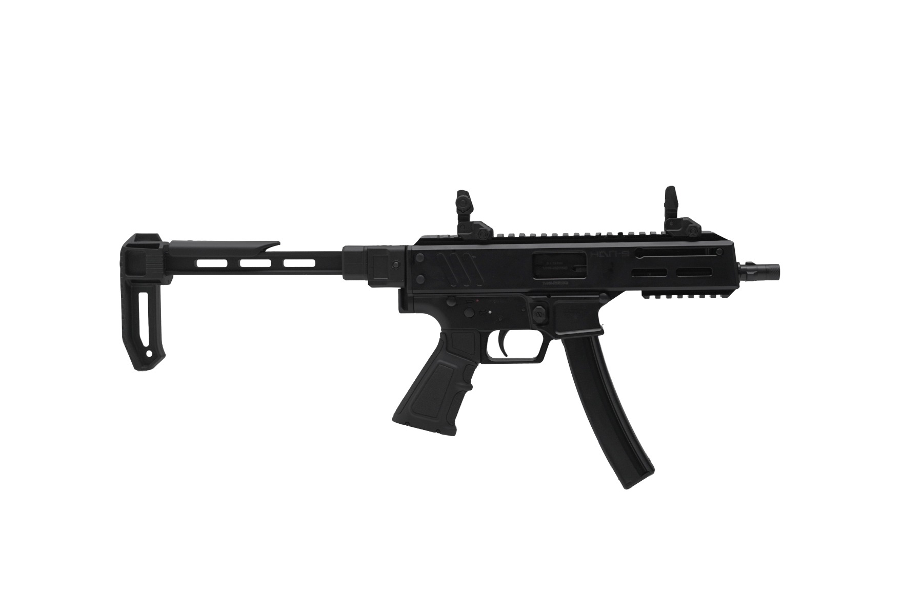 Panzer Han9 6.5" 9mm Pistol & Panzer Han9 9mm Brace