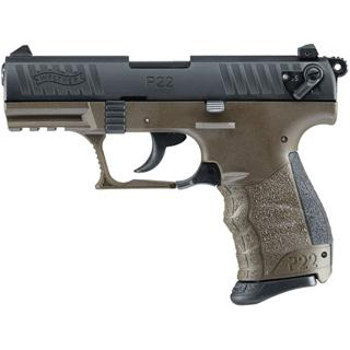 Walther P22 Military 22LR Pistol - 10 Round Capacity