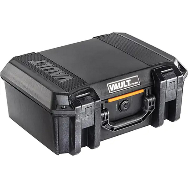 Pelican Vault V300 17.54" x 14.21" x 7.16" Large 0.66 cu-ft Case w/Foam, Black