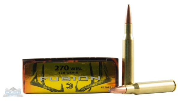 Federal Fusion .270 Win 130gr Soft Point 20 Rounds Ammunition - F270FS1