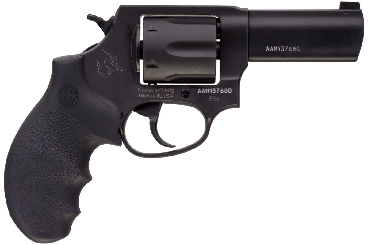 Taurus 856 38SP MATTE BLK 3" 6SHOT NS 2-85631NS