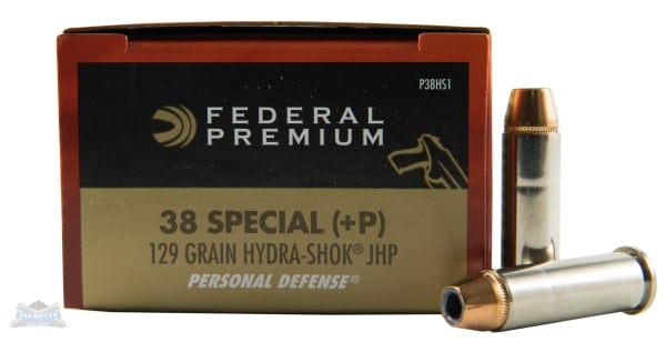 FED HYDRA-SHOK 38+P 129GR HP 20/500 - Flat Rate Shipping Under 30lbs! - No Credit Card Fees