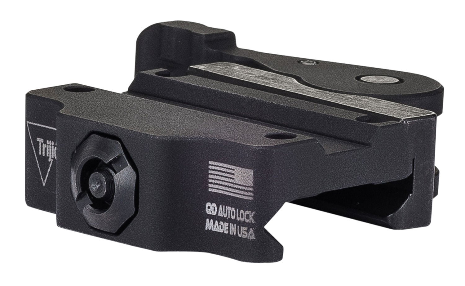 Trijicon MRO Aircraft Grade Aluminum Quick Release Low Scope Mount, Anodized Matte Black - AC32082