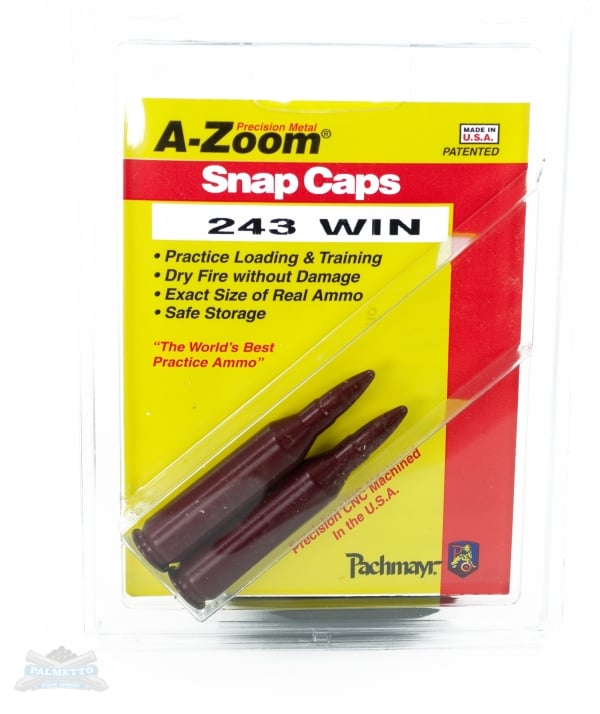 A-Zoom .243 Win Snap Caps 2 Pack 12223