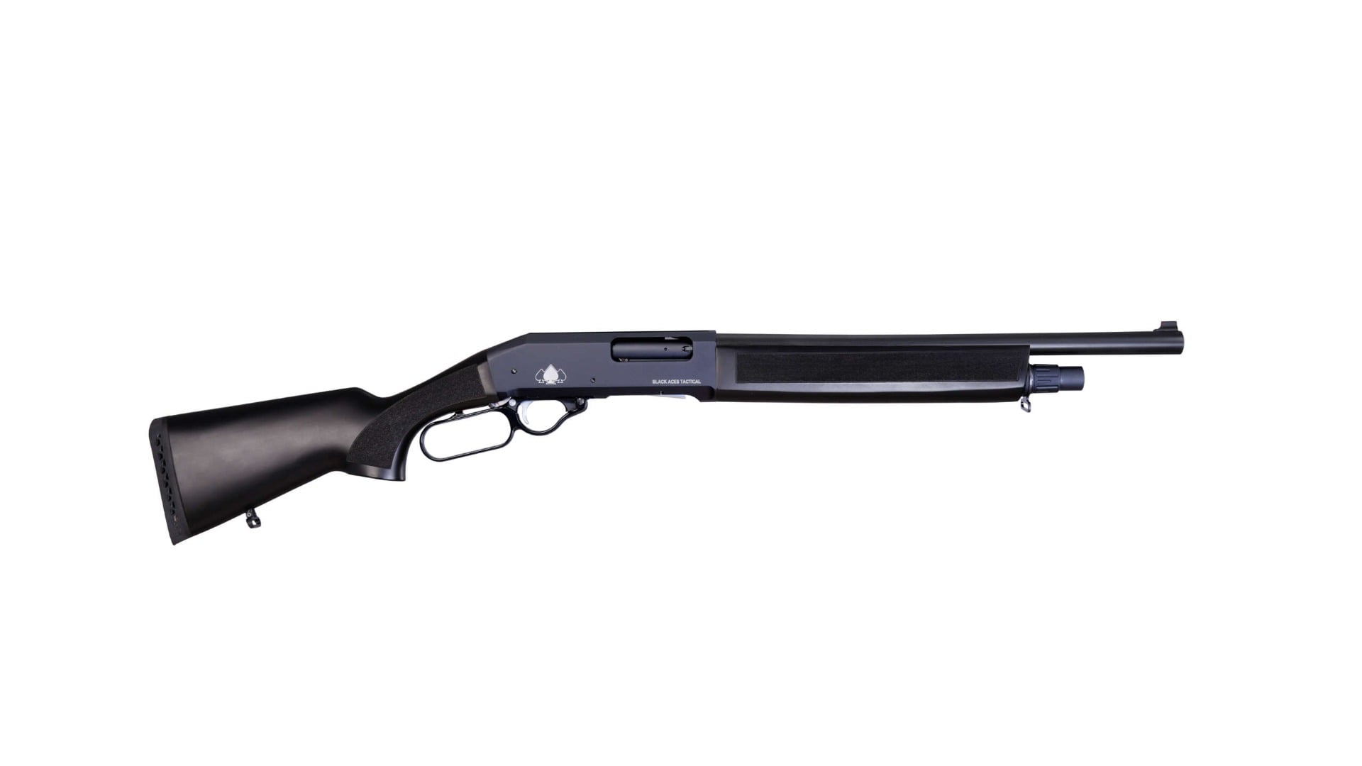 Black Aces Tactical Pro L 12 Gauge 18.5" Lever Action, Black - BATLBB