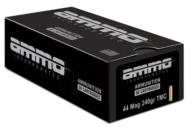 Ammo Inc 44 Magnum Ammunition AI44240TMC-A50 240 Grain Total Metal Coating 50 Rounds