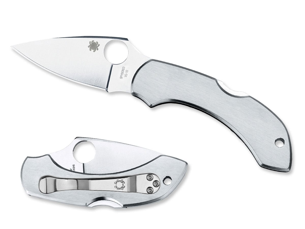 Spyderco Dragonfly Drop Point Folding Knife, 2.313" - C28P