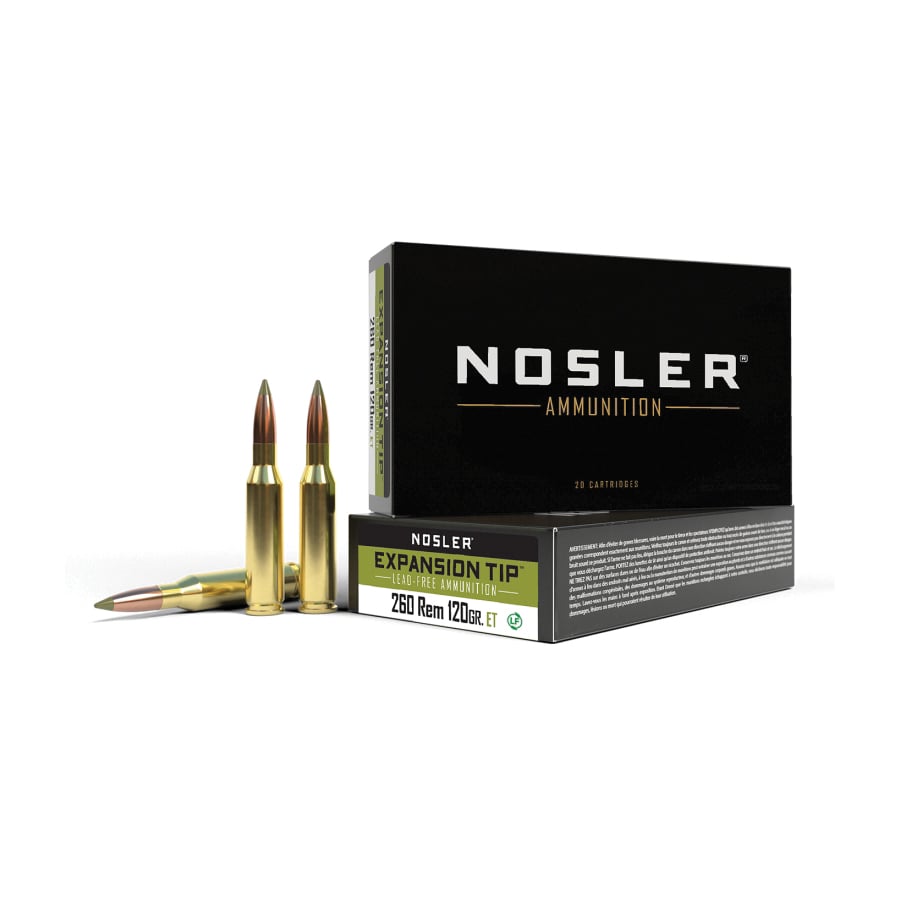 Nosler E-Tip .260 Remington 120 gr PT 20rds