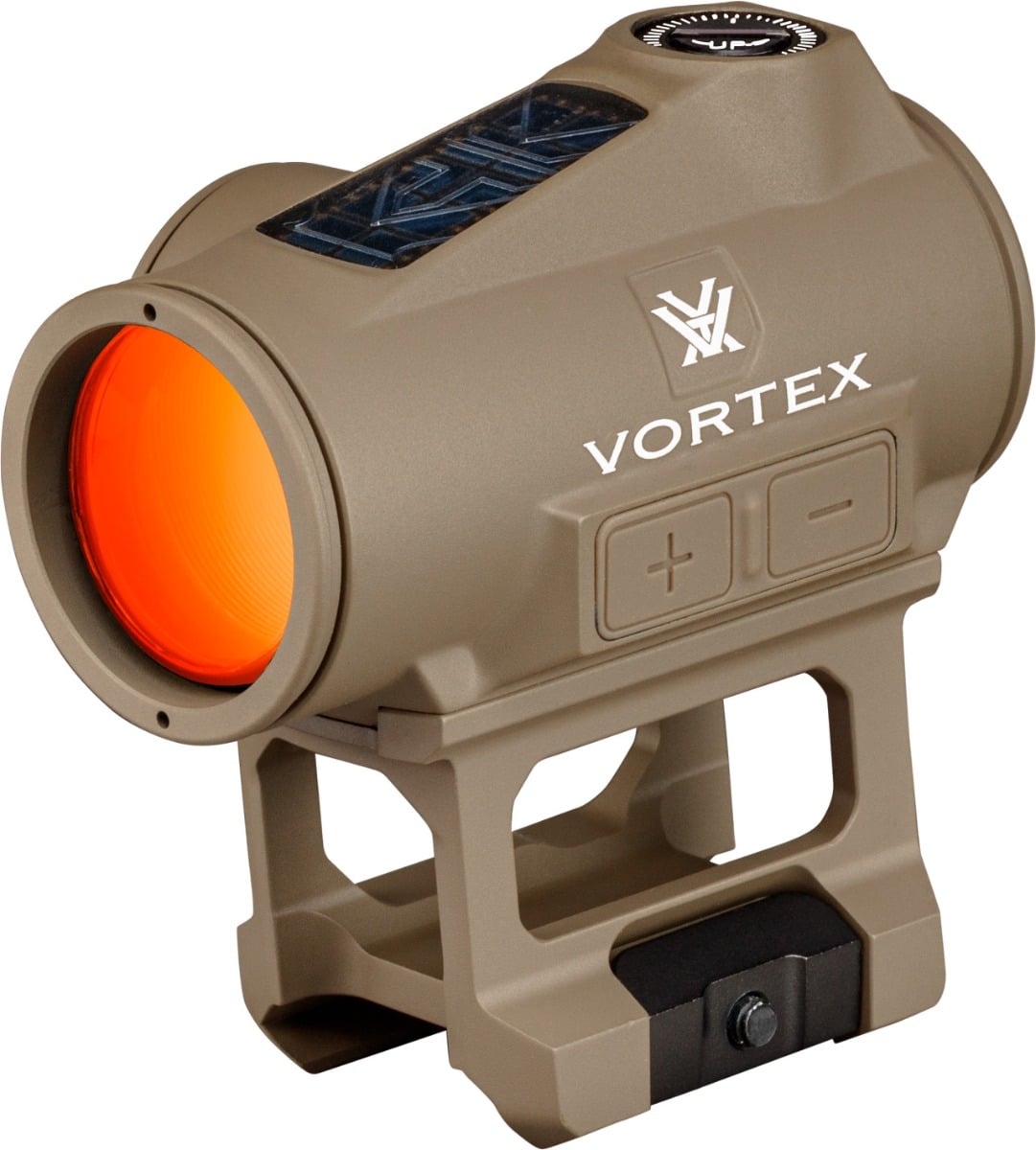 Vortex - Crossfire II 2 MOA Solar Red Dot - Tan - CF2-RD2-SLR-T