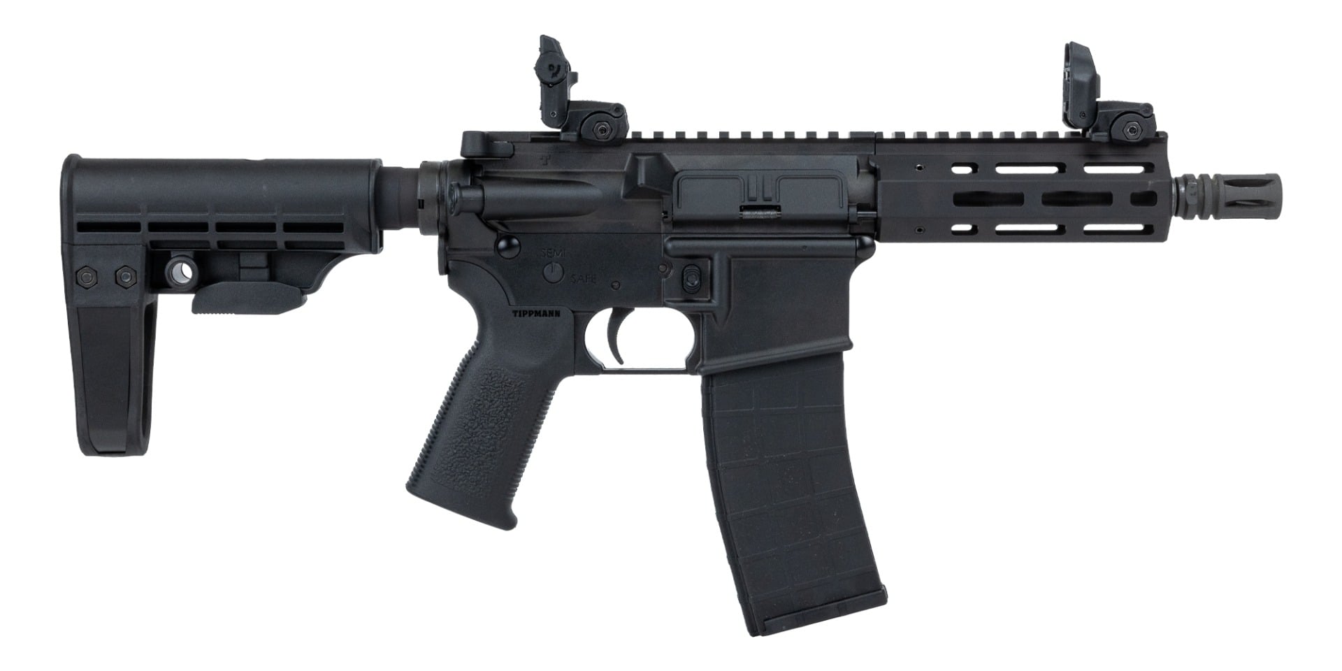 Tippmann Arms M4-22 Micro 7" .22 LR AR-15 Pistol, Black - A101042