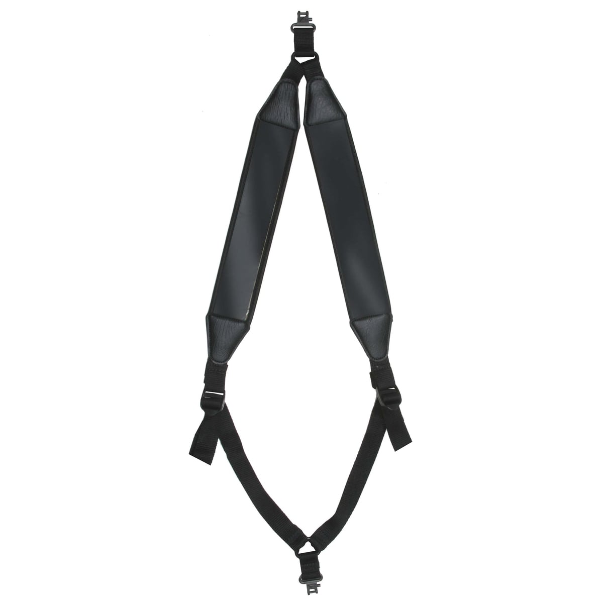 Outdoor Connection 21" X 2" Backpack Super Sling w/Wire Formed Swivels, Black