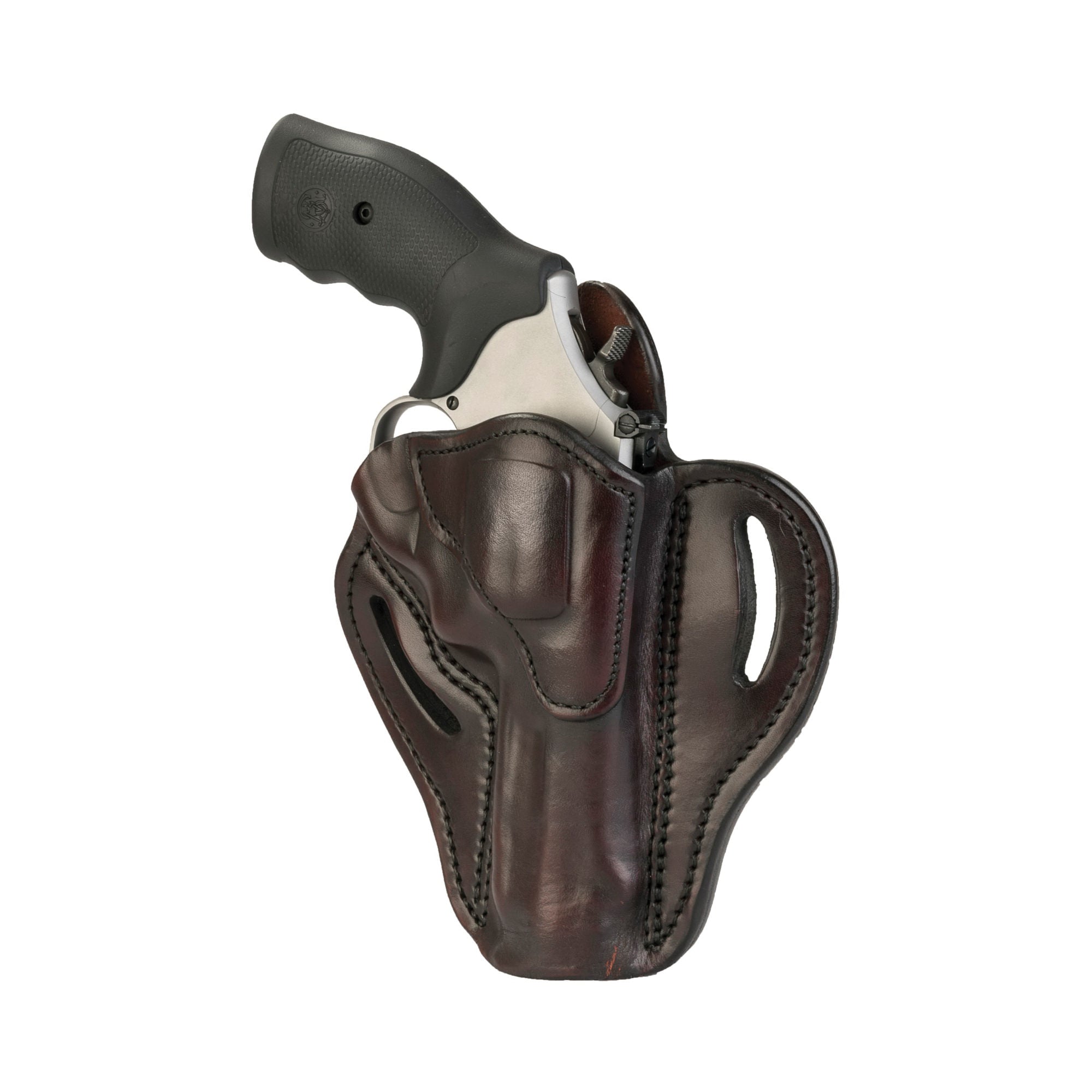 1791 Gunleather RVH2 Right Hand Ruger GP100 OWB Holster, Signature Brown - RVH-2-SBR-R