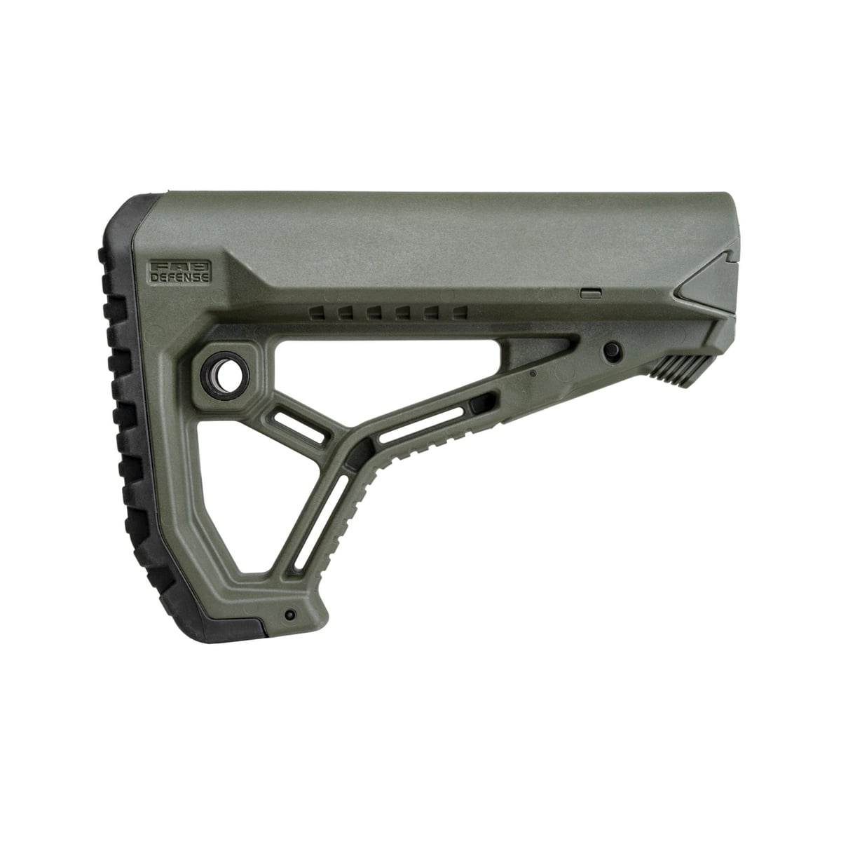 FAB Defense GL-Core Buttstock OD Green - Rugged GL-Core Buttstock for Tactical Use with Enhanced Stability and Comfort - FXGLCOREG