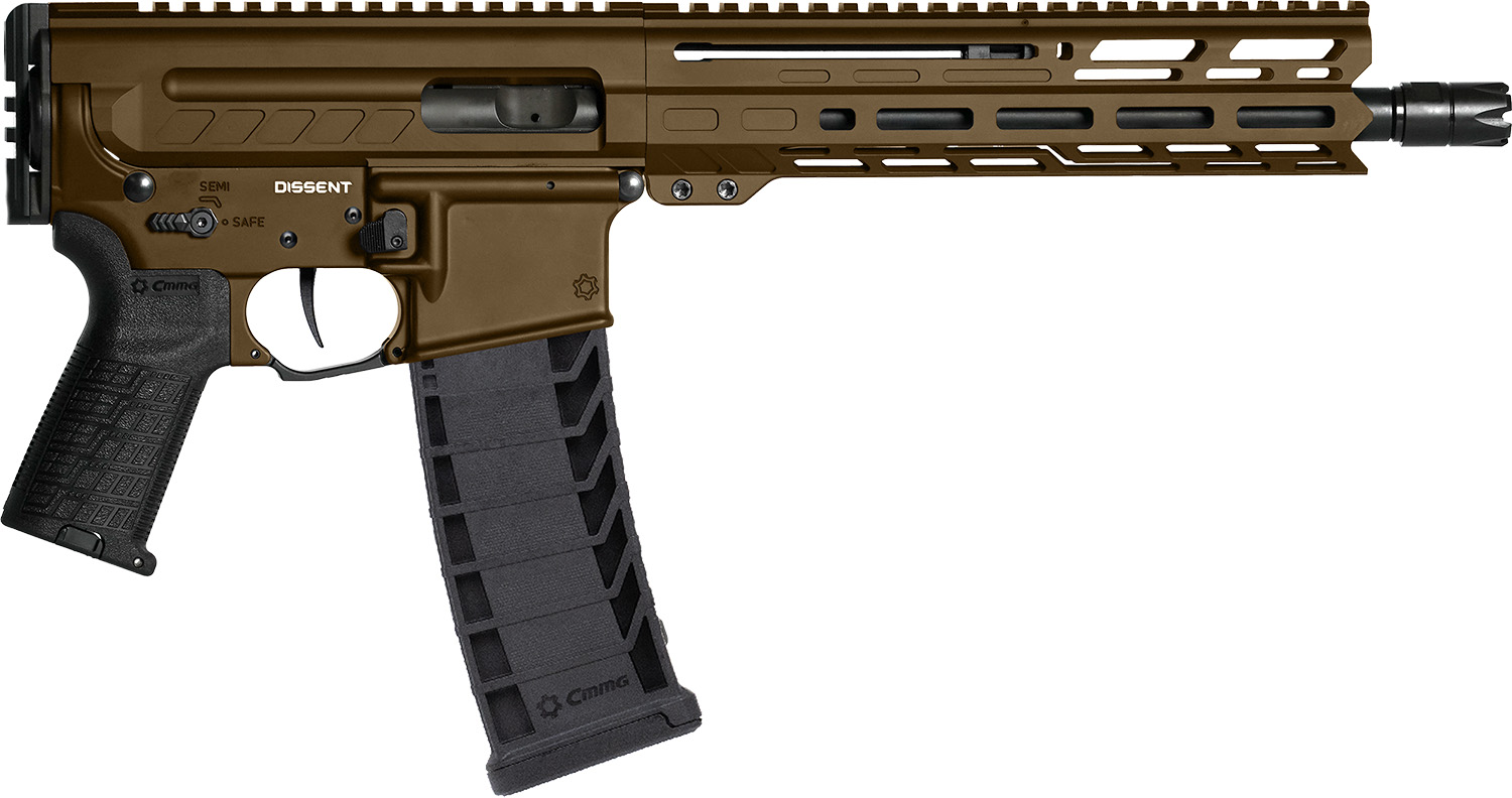 CMMG Dissent MK4 9mm AR Pistol - Midnight Bronze