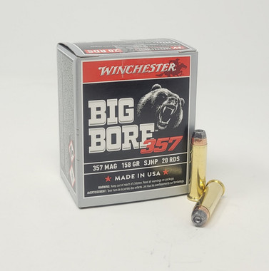 WINCHESTER BIG BORE 357MAG 158GR JHP CS 20RD