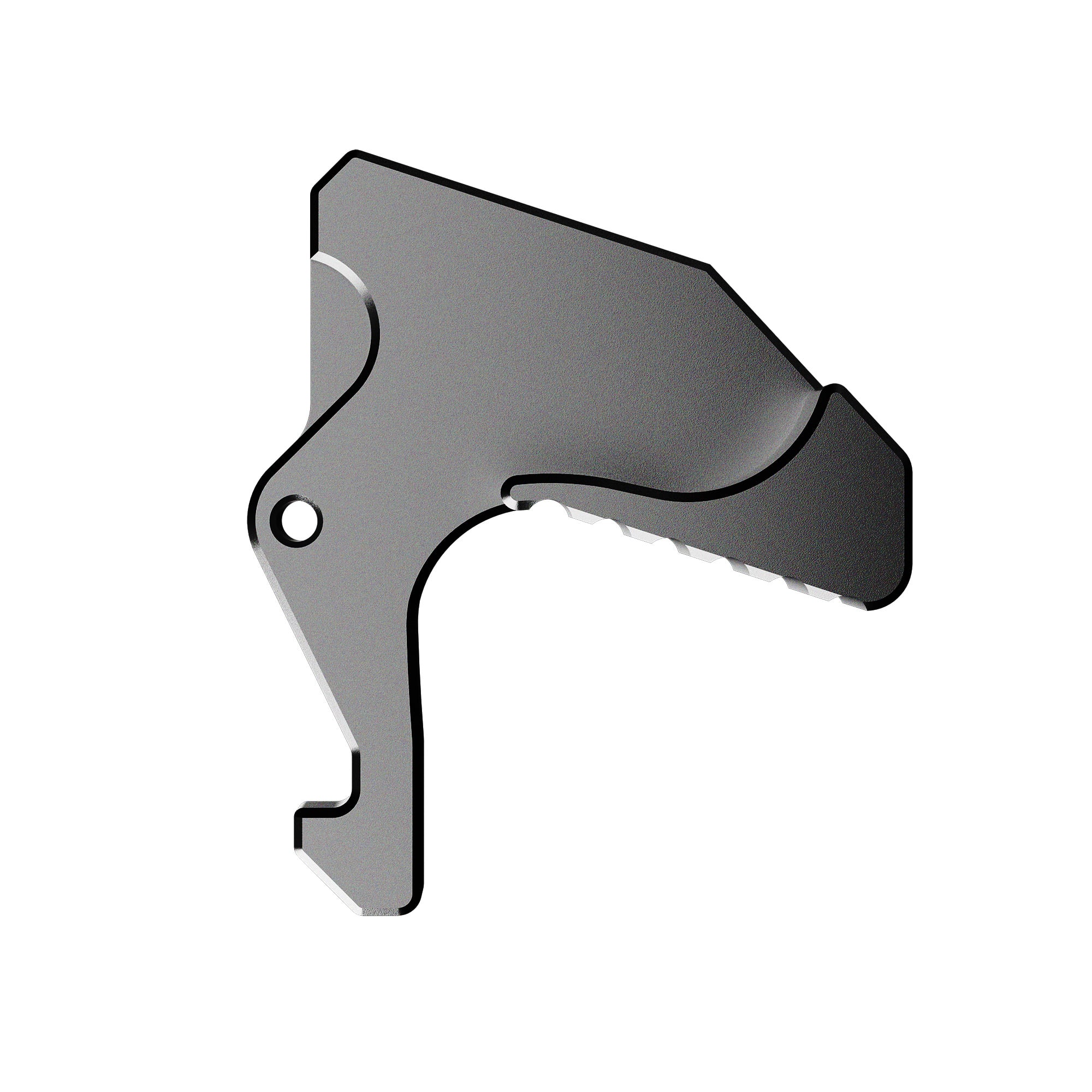 Rise Armament AR-15, AR-10, AR-9 Extended Latch, Graphite - RA212GIGPHT