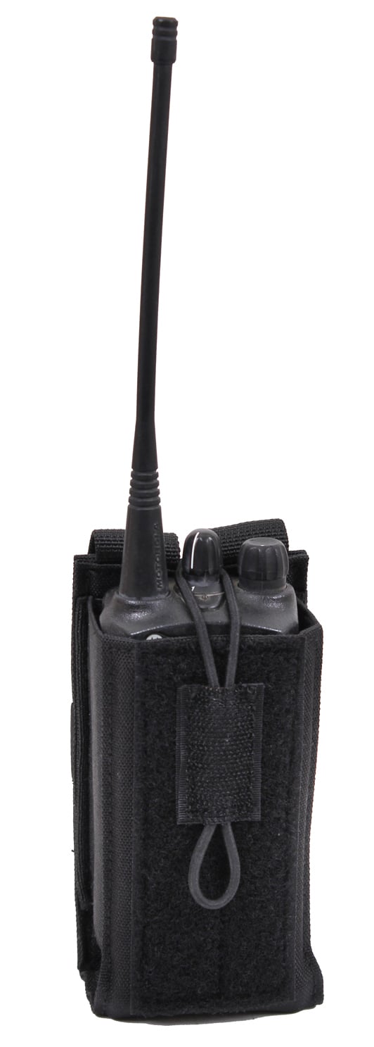 Rothco Molle Universal Radio Pouch - Black