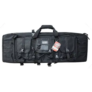 XTS 36-inch Tactical Double Rifle Case, 600-Denier Polyester, Black