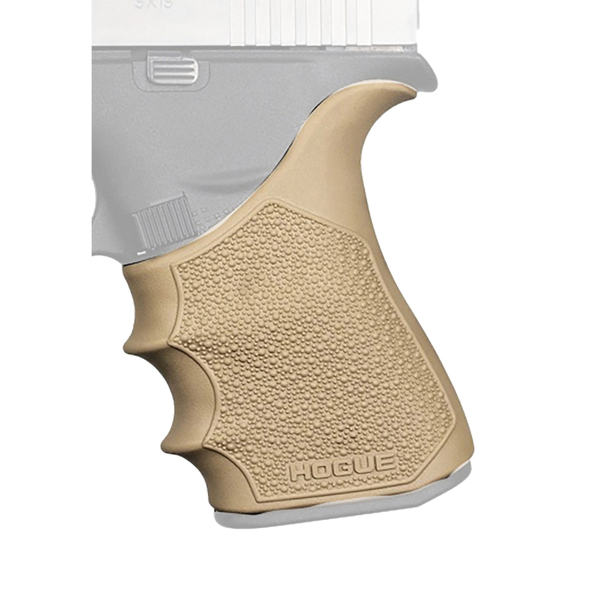 Hogue Handall Beavertail Grip Sleeve Fits Glock G43X/G48/G43X MOS, Flat Dark Earth - Durable and Reliable - 18213