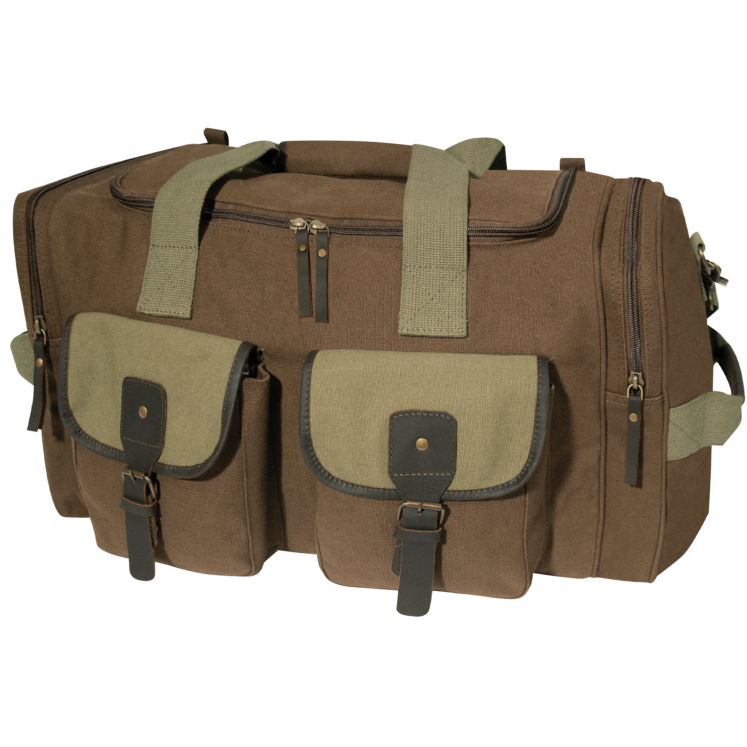 Rothco Long Journey Canvas Travel Bag - Brown