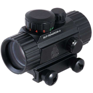 Leapers Inc UTG CQB Red/Green Dot Sight 4 MOA 1x 30mm Obj Dual Illuminated Black