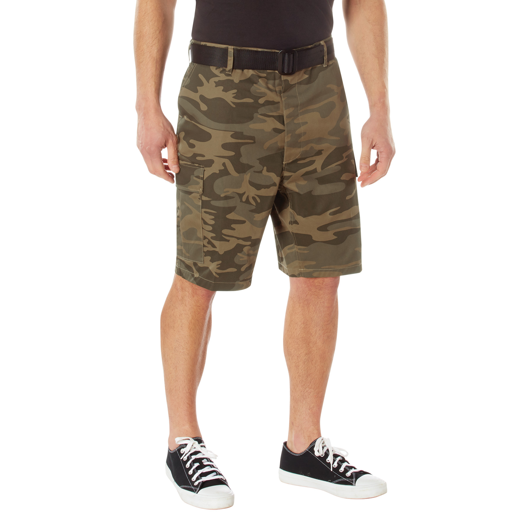 Rothco Camo Bdu Shorts - Coyote Camo, Large