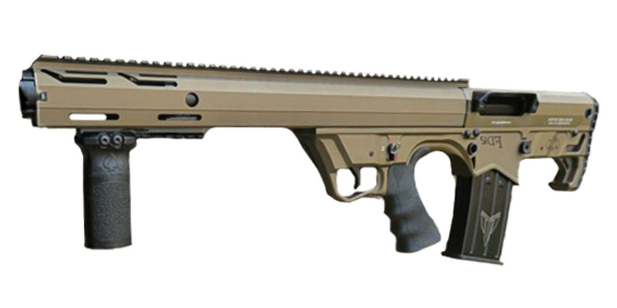 Black Aces Tactical Bullpup Left Hand Pump Action 12 Gauge Shotgun, Bronze - BATBPPBRLH