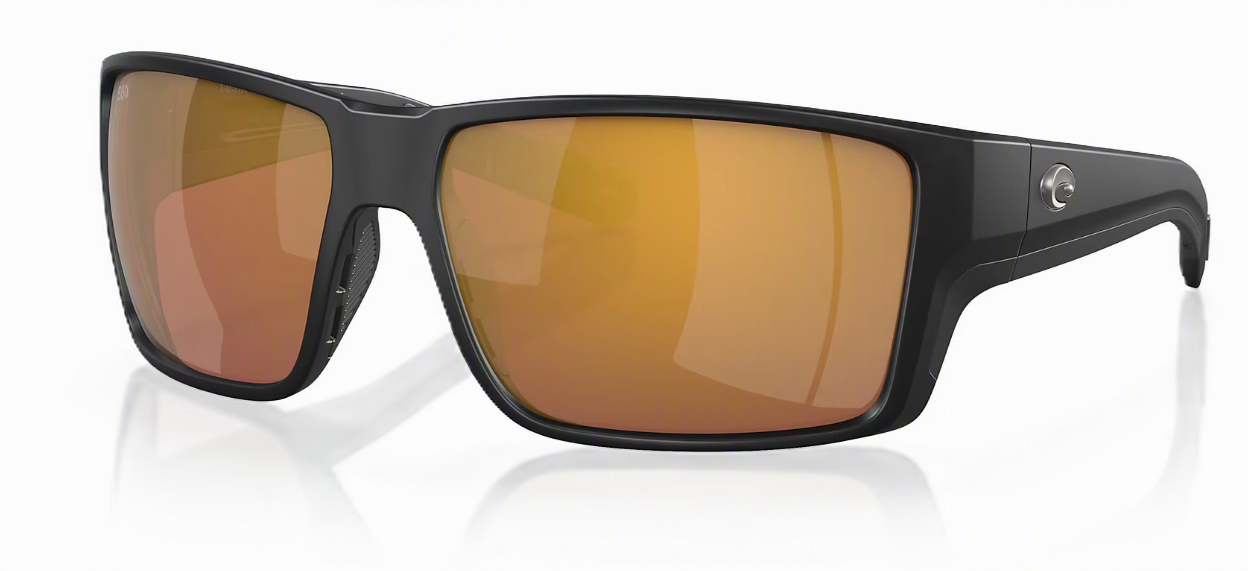 Costa Reefton Pro Matte Black w/Gold Mirror 580G - 06S9080